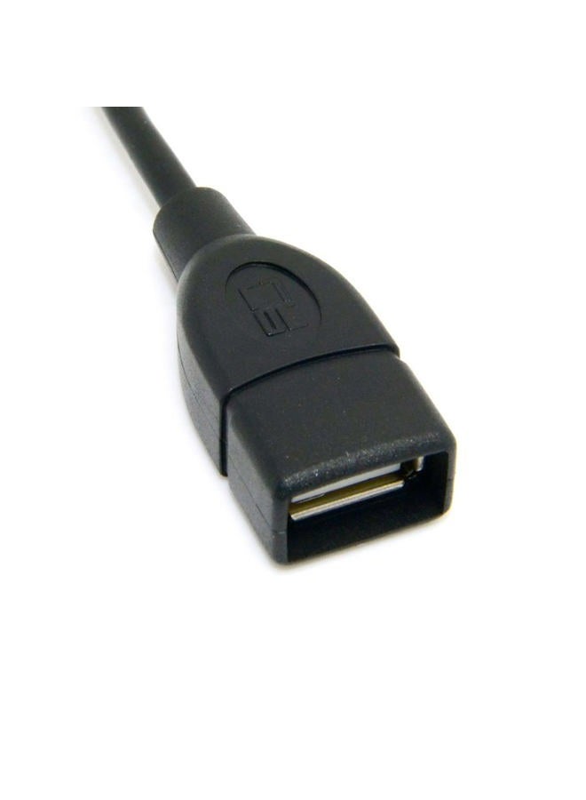 CY YC° USB 2.0 A Type Male Right Angled to USB 2.0 Female Extension Cable 90 Degree Connector 10cm - Image 4