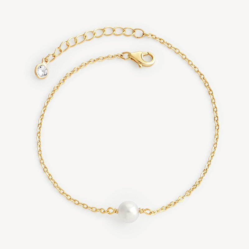 ميفيكو سوار MEVECCO للنساء مطلي بالذهب عيار 14 قيراطًا، سلسلة رقيقة، مجوهرات بسيطة، صناعة يدوية لطيفة، بسيطة، مناسبة لها - Image 5