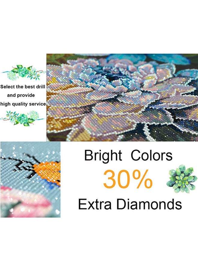 NIBEMINENT Premium Full Drill DIY Diamond Painting Kit Art For Wall Decor 25x30 cm Multicolour - Image 5