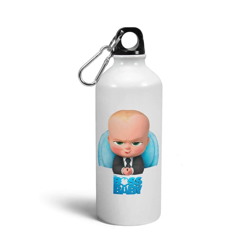 Tee Mafia Tee Mafia The Boss Baby Sipper Bottle Boss Baby Bottle Cartoon Sipper Bottle Designer Sipper Bottles Printed Sipper Bottle 600 Ml MultiColor - Image 1