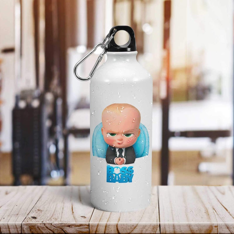 Tee Mafia Tee Mafia The Boss Baby Sipper Bottle Boss Baby Bottle Cartoon Sipper Bottle Designer Sipper Bottles Printed Sipper Bottle 600 Ml MultiColor - Image 2