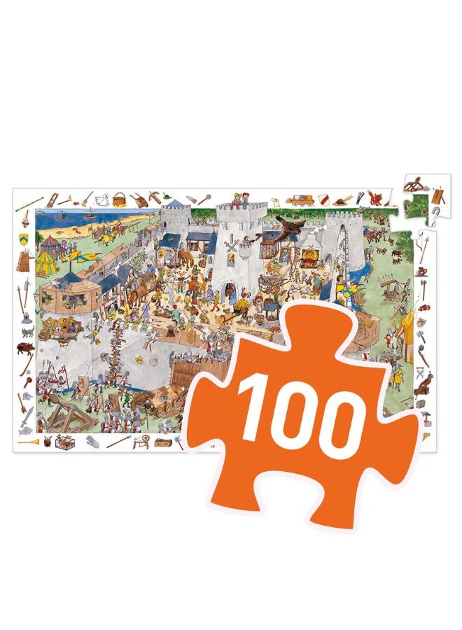 دجيكو لعبة ألغاز قلعة الحصن - 100 قطعة  - Image 3