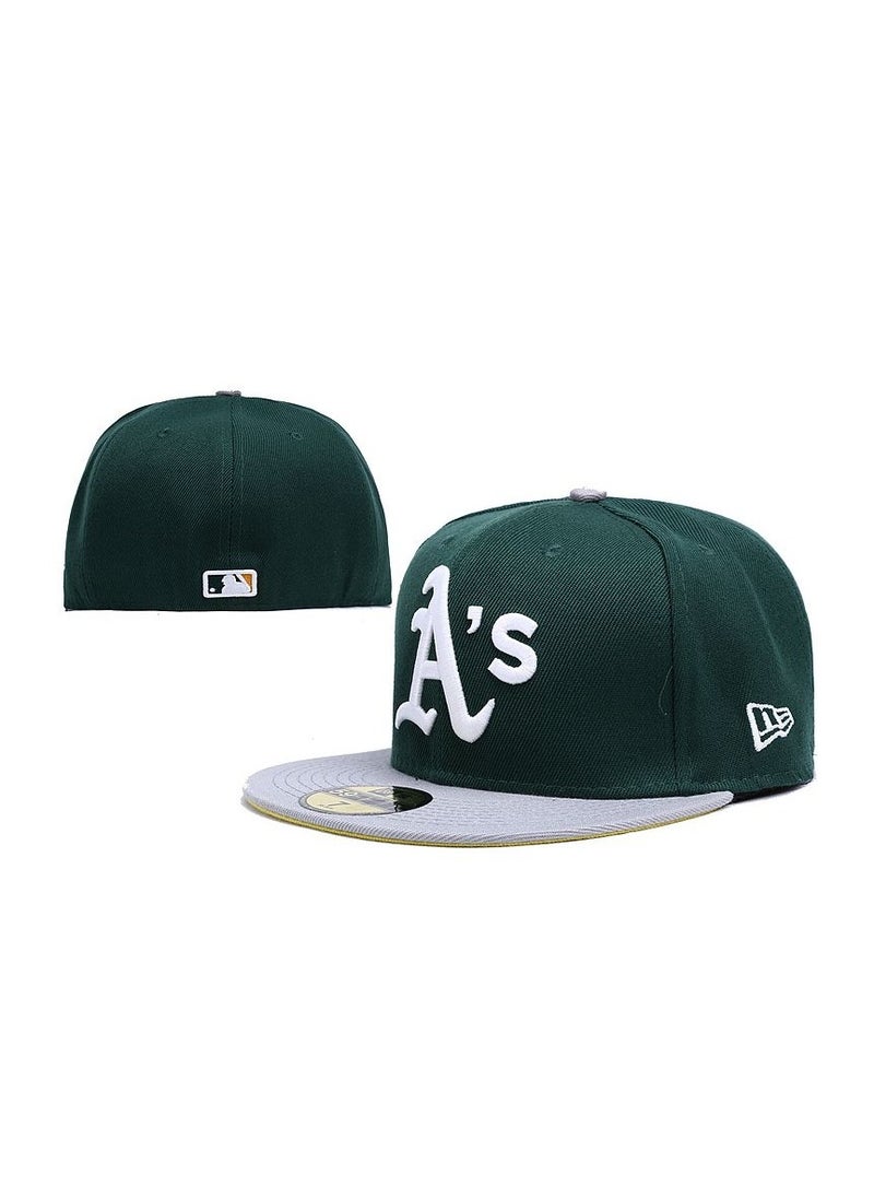 Generic - NEW York 3D Embroidered Fitted Baseball Team Cap with Closed Back for Sun Protection-55.8CM - Image 1
