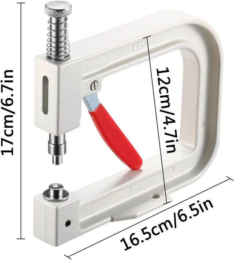 Hotop Pearl Setting Machine and Hand Press Pearl Setting Tools, Beads Rivet Fixing Machine with Beads Screw Heads Tweezers for DIY Crafts Accessories - Image 3