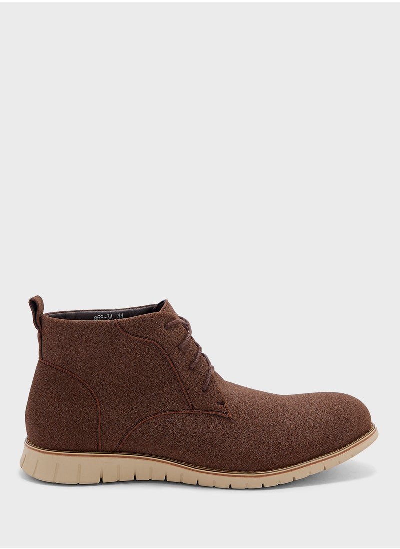 Robert Wood Suede Chukka Boots  - Image 1