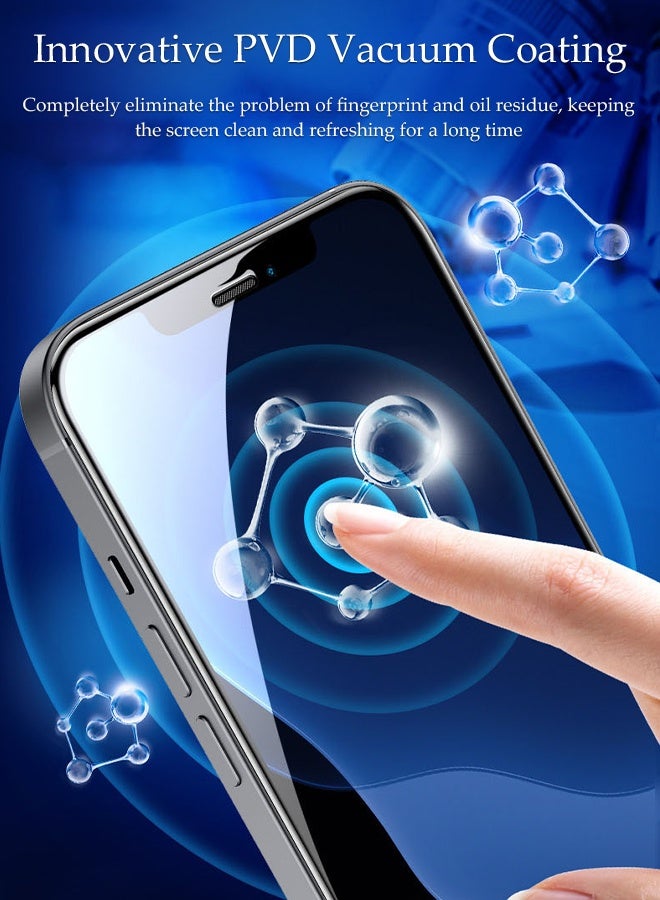 DUNISO 3 Pack 17 Pro Max Screen Protector Transparent High-definition Explosion-proof Tempered Film Shatterproof Anti-Scratch Film Screen Protector Enhanced Tempered Glass Protection Scratch Resistant, Anti-Fingerprint, Bubble Free， Tempered Glass Film for iPhone 17 Pro Max - Image 4