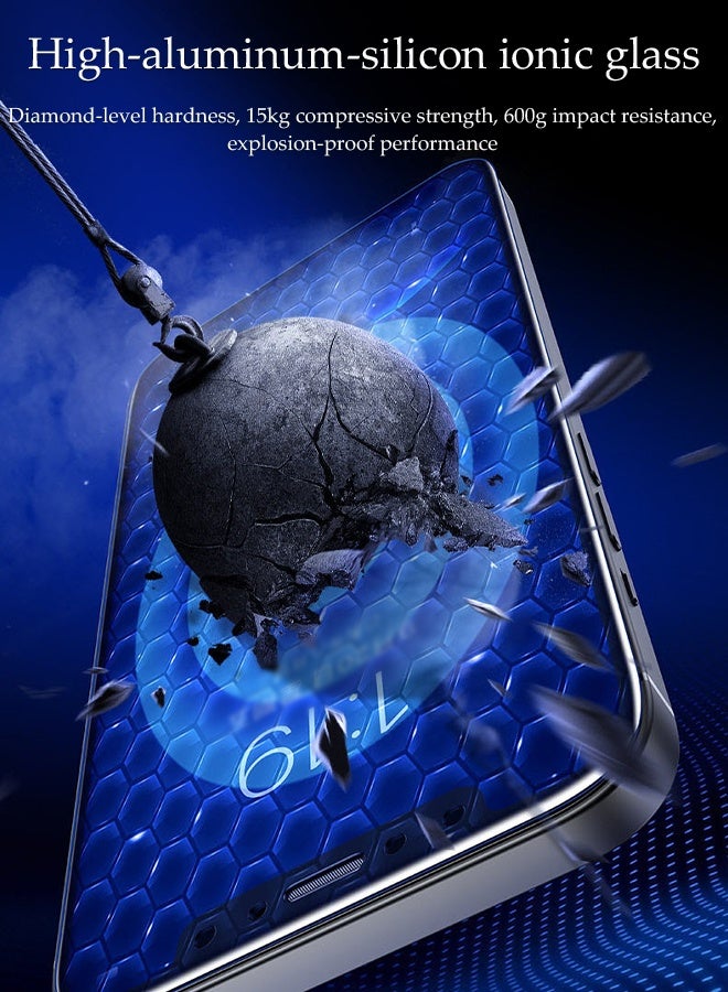 DUNISO 3 Pack 17 Pro Max Screen Protector Transparent High-definition Explosion-proof Tempered Film Shatterproof Anti-Scratch Film Screen Protector Enhanced Tempered Glass Protection Scratch Resistant, Anti-Fingerprint, Bubble Free， Tempered Glass Film for iPhone 17 Pro Max - Image 5