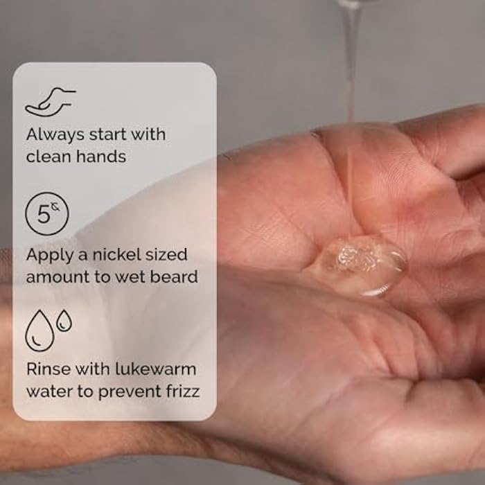 ZEUS Italian Cypress Beard Shampoo for Men with Chamomile, Green Tea & Essential Oils, Deep Cleansing Hydration for Softer Facial Hair (Made in USA) 4 oz. - Image 5