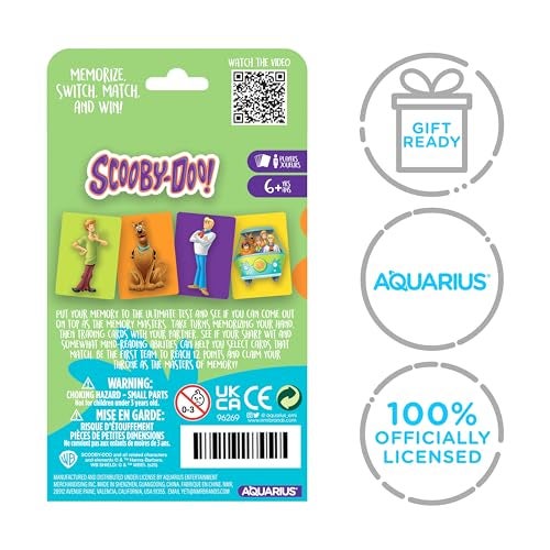 Aquarius Scooby Doo Memory Master Card Game Fun Family Party Game for Kids Teens Adults Entertaining Game Night Gift Officially Licensed Scooby Doo Merchandise - Image 5