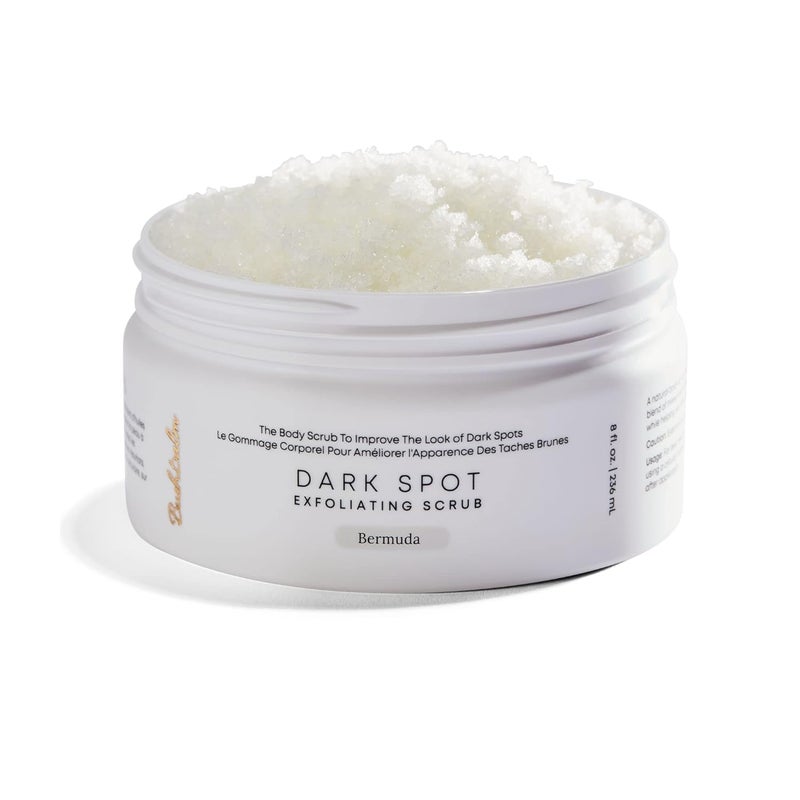 Bushbalm Dark Spot Exfoliating Scrub  Natural Body Scrub Exfoliant to Hydrated Soften and Enhance Glow in Skin  Bermuda 236 ml