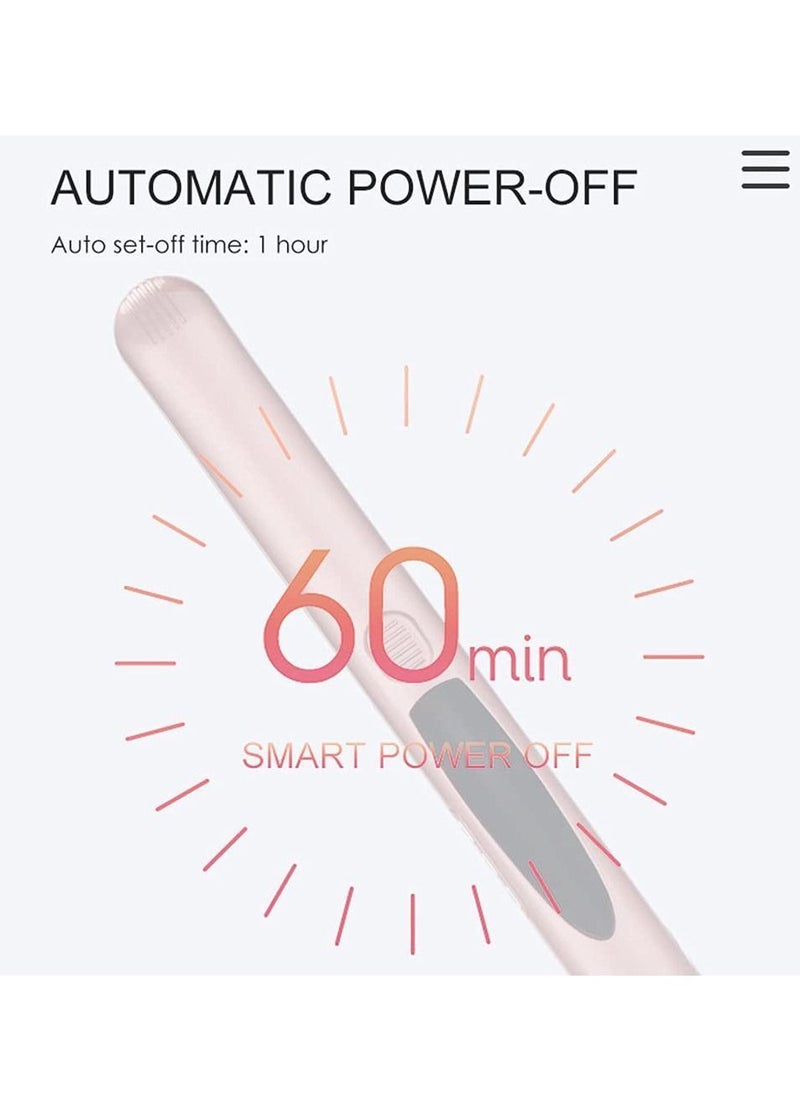 Y&D مكواة فرد الشعر، فرد احترافي مع شاشة رقمية LCD 140 درجة مئوية - 230 درجة مئوية، ألواح سيراميك قابلة للتعديل لدرجة الحرارة لجميع الأنواع، حرارة فورية  - Image 2