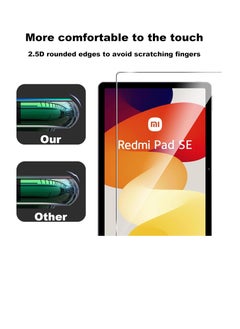 HEXABEX Tempered Glass for Redmi Pad SE 11" Glass Screen Protector Compatible with Redmi Pad SE 11" Clear  - Image 4