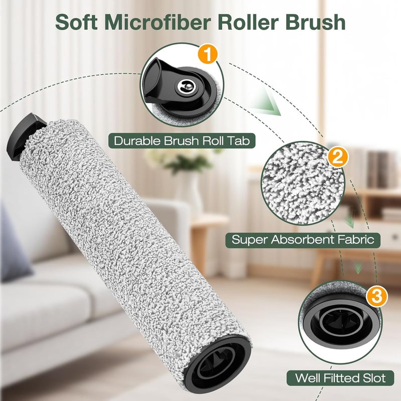 isinlive Brush Roller Filter Set Compatible with iFloor 3/ Floor One S3 - Image 3