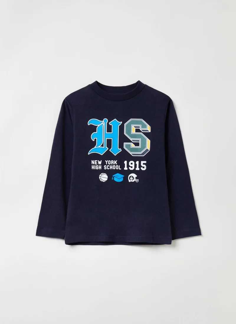 Ovs Long-sleeved T-shirt with print
