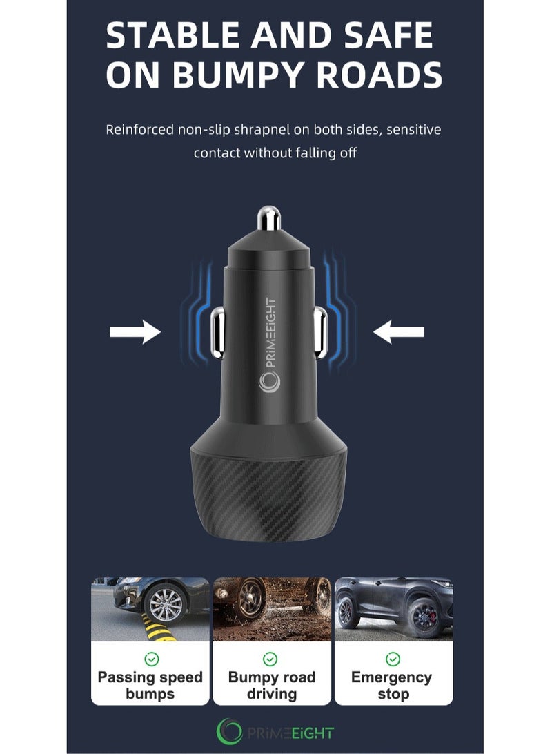 PRIMEEIGHT Phone Car Charger Super Fast 48W TYPE C And USB Compatible with iPhone 16 15 14 13 12 11 - Image 5