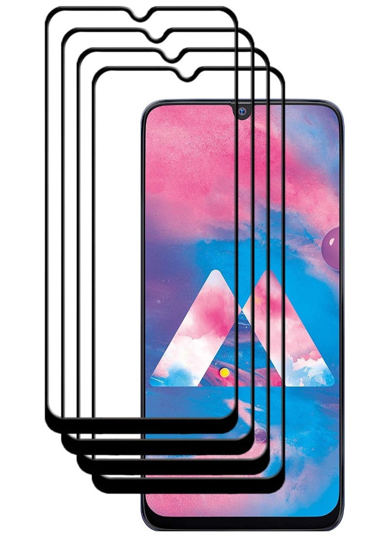 ACLIX 4 Pieces Antistatic ESD Dustproof Premium Quality High Definition Tempered Glass Screen Protector Designed For Samsung Galaxy M30 - Image 1
