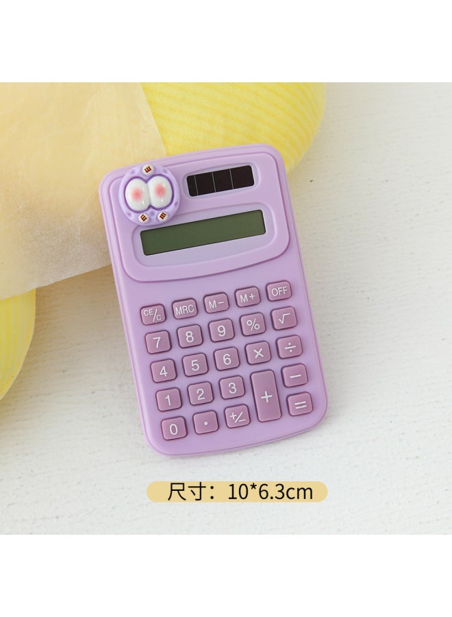 Cartoon Cute High-value Calculator Portable Mini Student Calculator Candy Color Silent Calculator