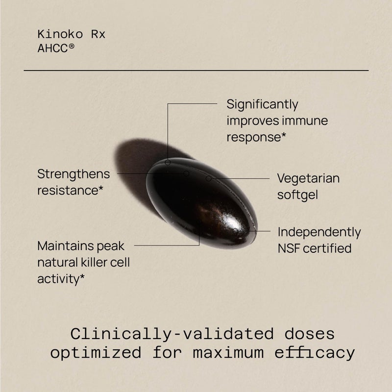 Quality of Life Premium AHCC Immune Support Supplement - Most Bioavaliable AHCC - Natural Mushroom Extract - Quality of Life AHCC Kinoko Rx - Image 3