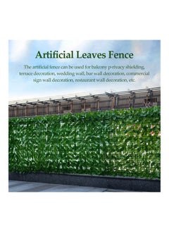 Generic Artificial Garden Fence Green  - Image 3