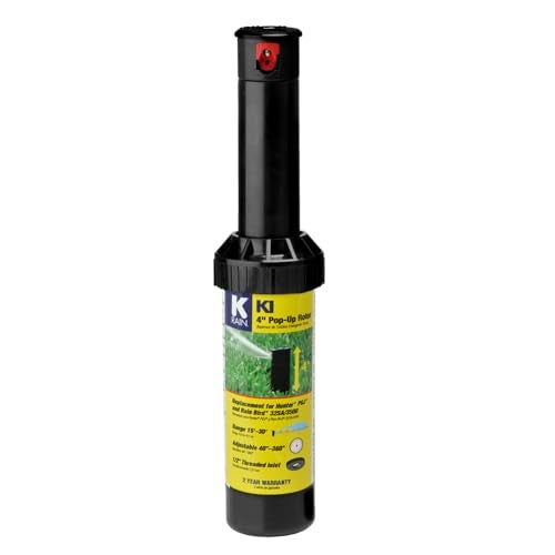 K-Rain K Rain K1 1/2" Smart Set Rotor 4" Pop-Up| 15' - 30' Spray Distance, 40° - 360° Arc Spray Pattern | Includes Install Kit (5 Pack) - Image 3