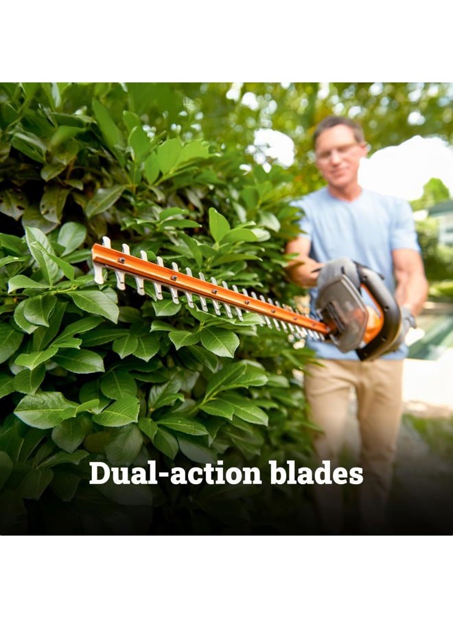 Worx WG261.9 20V Power Share 22" Cordless Hedge Trimmer (Tool Only) - Image 4