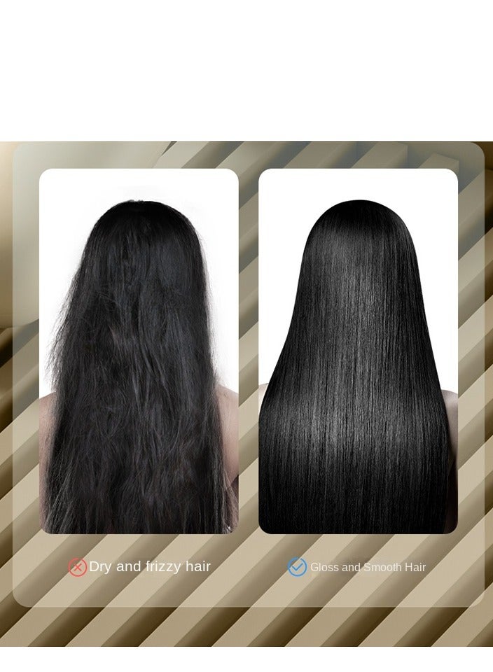 Obos Mini Hair Straightening Brush Comb with PTC Heating Technology Thermal Beard Comb Brush Electric Hot Straightening Comb - Image 3