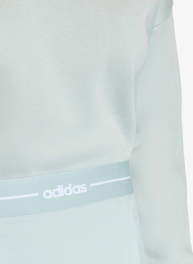 Adidas Hyperglam Cropped Hoodie - Image 5