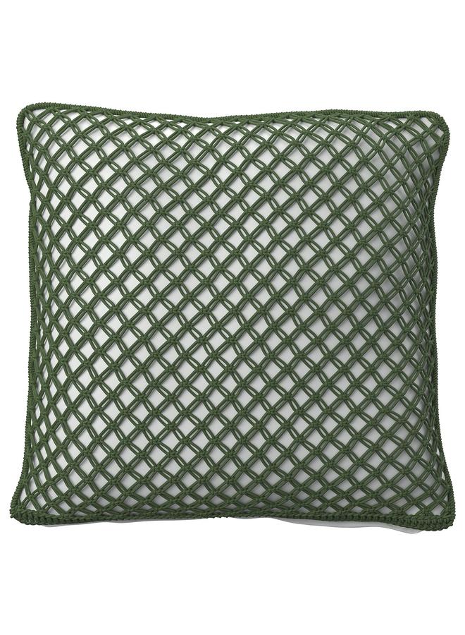Zaboon Cushion Cover, Dark Grey-Green Outdoor/Indoor, 50X50 Cm - Image 1
