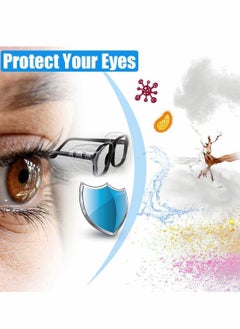 Y&D 3 Pairs Safety Glasses Side Shields,Slip on Clear Shields,Fits Small to Medium Eyeglasses Frames Shields Protect  - Image 4