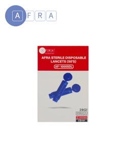 AFRA Glucose Test Strip AF-100GMS + Sterile Disposable Lancets AF-1000SDL Combo | Accurate Sugar Monitoring Kit  - Image 5