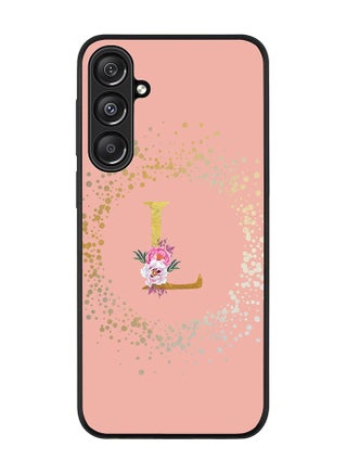 Custom Monogram Floral - L  (Rose Pink )