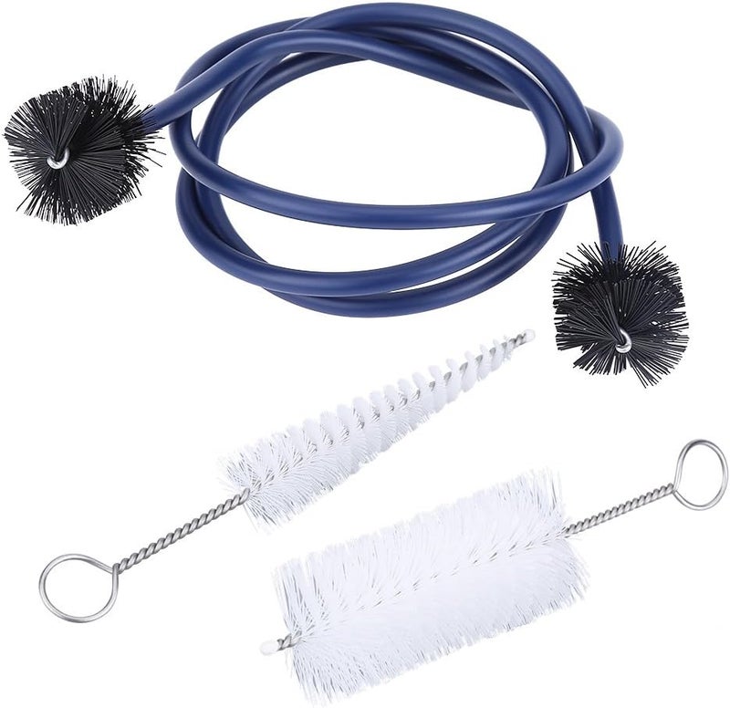 Tbest Trumpet cleaning kit, trumpet cleaning kit, cleaning utensils, cleaning kit, replacement cleaning brush kit for trumpet, trumpet mouthpiece, brush, valve, inrument D - Image 1