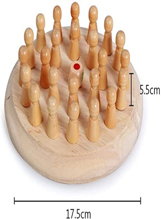 VikriDA Big Size Wooden Memory Chess Game | Fun Block Board Game for Kids & Adults | Memory Match Stick Chess Toy - Image 2