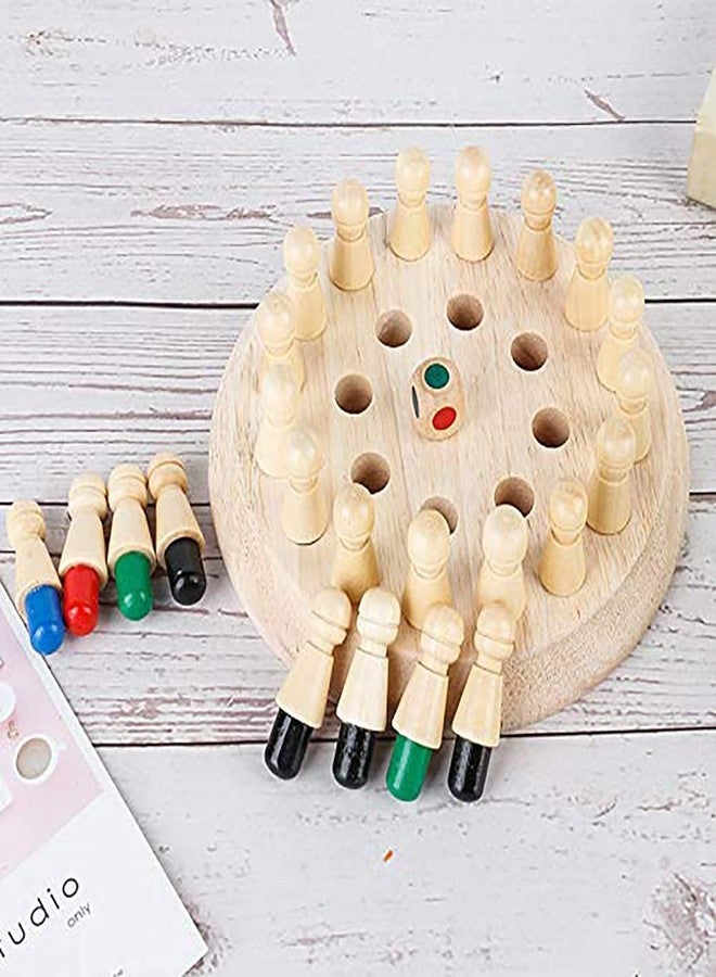 VikriDA Big Size Wooden Memory Chess Game | Fun Block Board Game for Kids & Adults | Memory Match Stick Chess Toy - Image 4