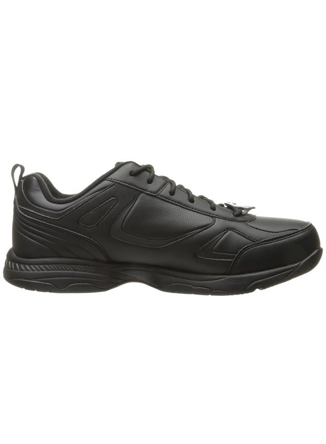 SKECHERS Men's Dighton Food Service Shoe, Black Synthetic Leather, 7 UK Wide - Image 4