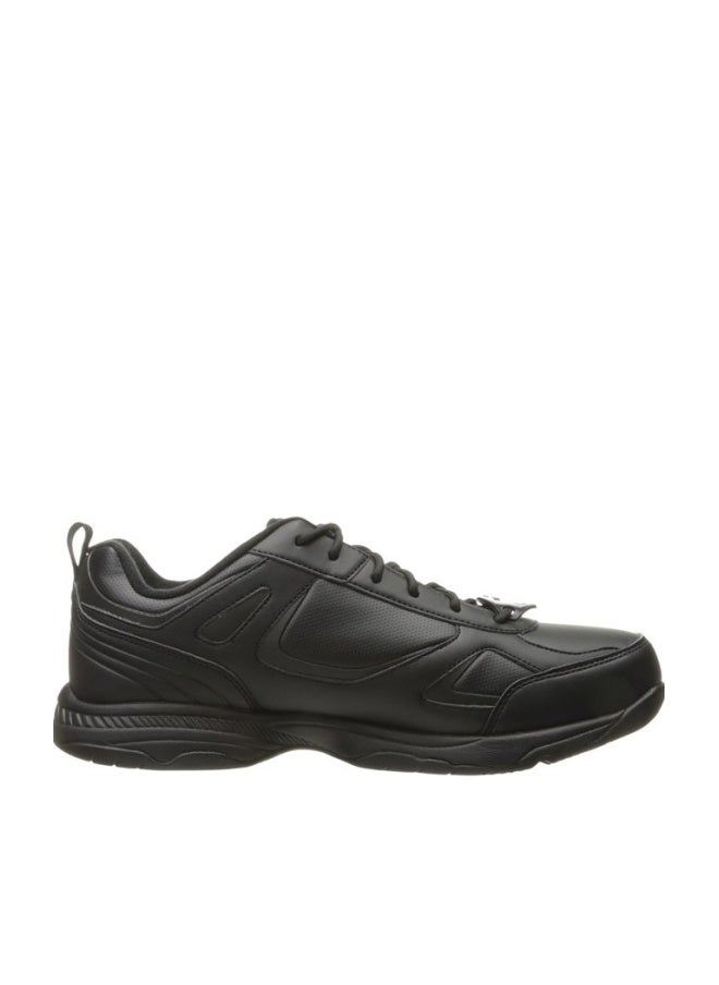 SKECHERS Men's Dighton Food Service Shoe, Black Synthetic Leather, 7 UK Wide - Image 1
