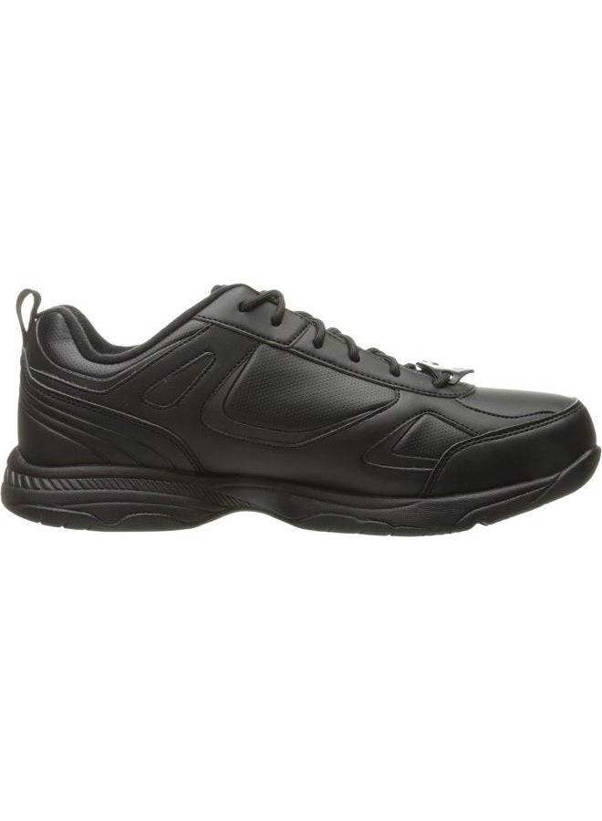 SKECHERS Men's Dighton Food Service Shoe, Black Synthetic Leather, 7 UK Wide - Image 3