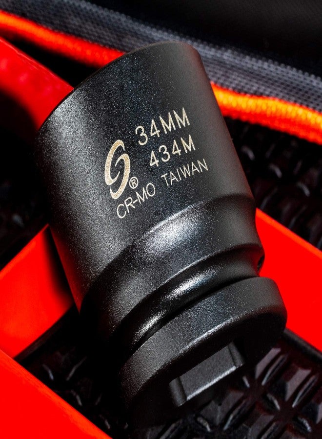 Sunex Tools Sunex 434m 3/4-Inch Drive 34-Mm Impact Socket - Image 5