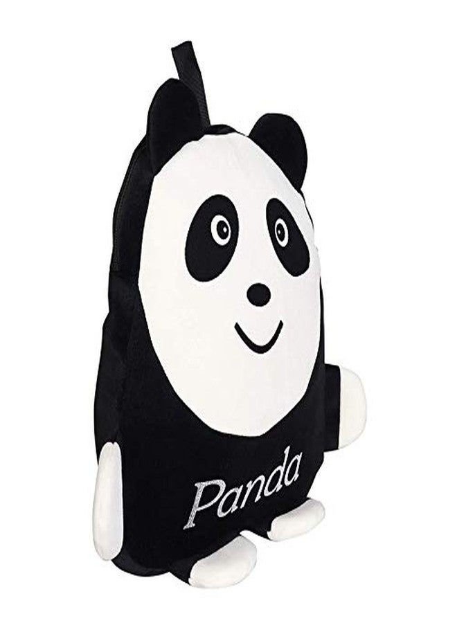 Black Hill Cute Kids Backpack Toddler Bag Plush Animal Cartoon Mini Travel Bag for Baby Girl Boy 1-6 Years (Black-Panda) - Image 2