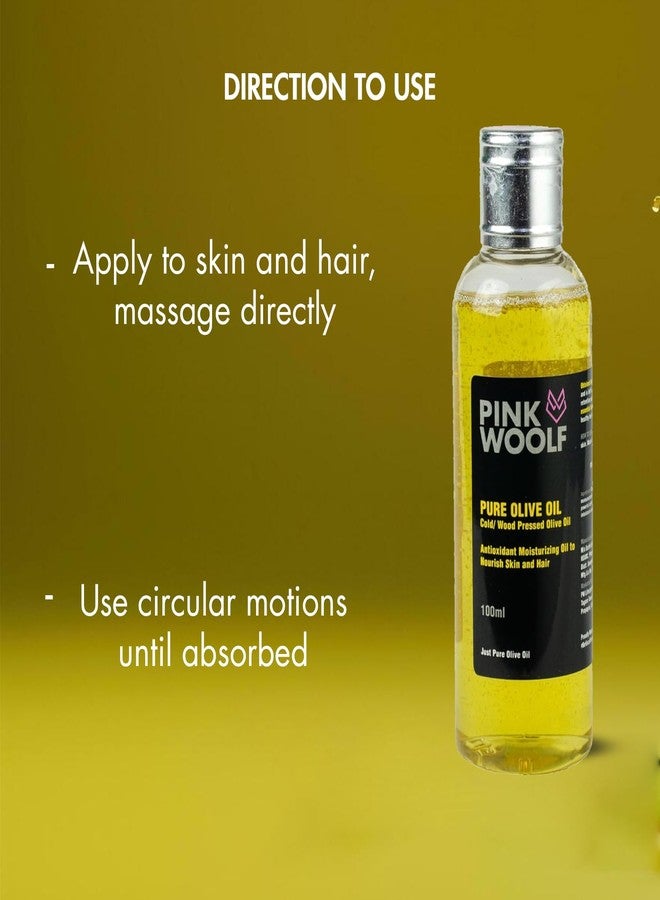 Pink Woolf Olive Oil for Hair & Skin | Pure Cold-Pressed | Nourishes & Hydrates | 2 Bottle Pack - Image 5