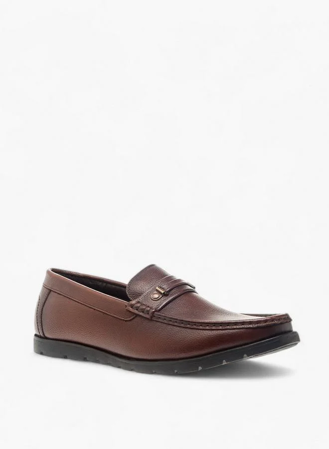 LBL by Shoexpress Textured Slip-On Moccasins
