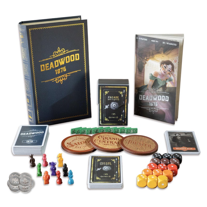 Facade Games Deadwood 1876 Deluxe Edition Old West Board Game of Gold Strategy Secrets and Stealing A Wild West Party Card Game for Adults and Family Game Night 29 Players Ages 14 and Up - Image 3