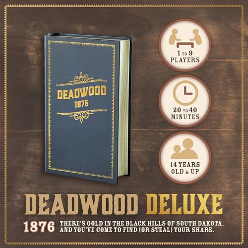 Facade Games Deadwood 1876 Deluxe Edition Old West Board Game of Gold Strategy Secrets and Stealing A Wild West Party Card Game for Adults and Family Game Night 29 Players Ages 14 and Up - Image 5
