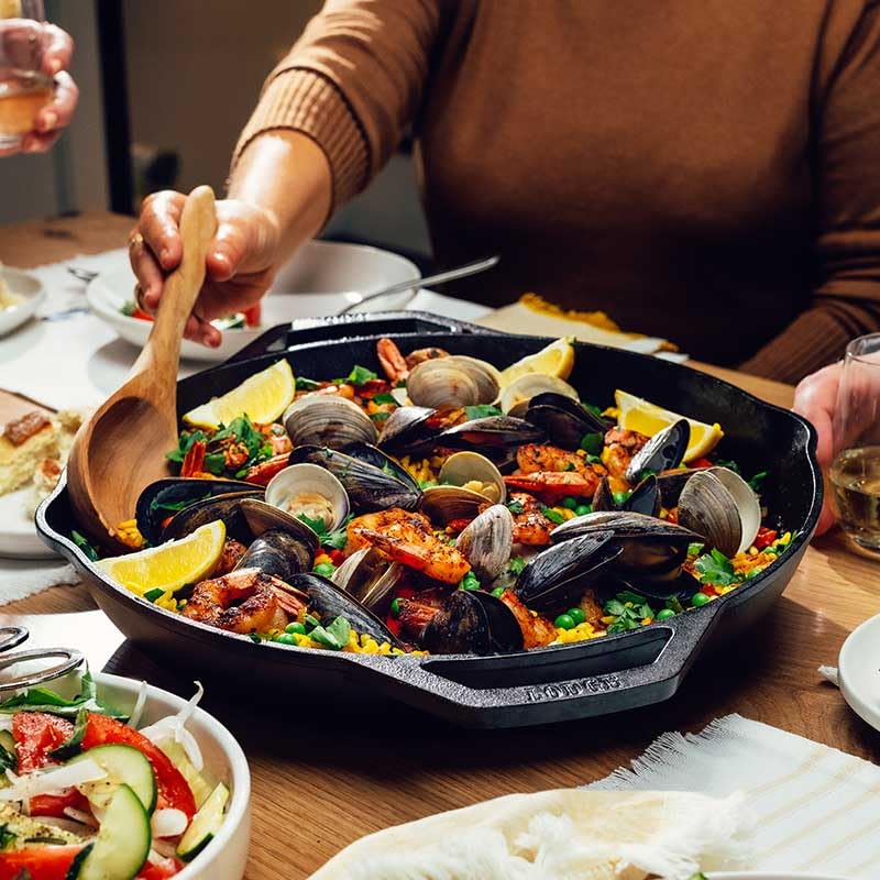 Lodge Chef Collection 14" Chef Style Skillet - Image 2