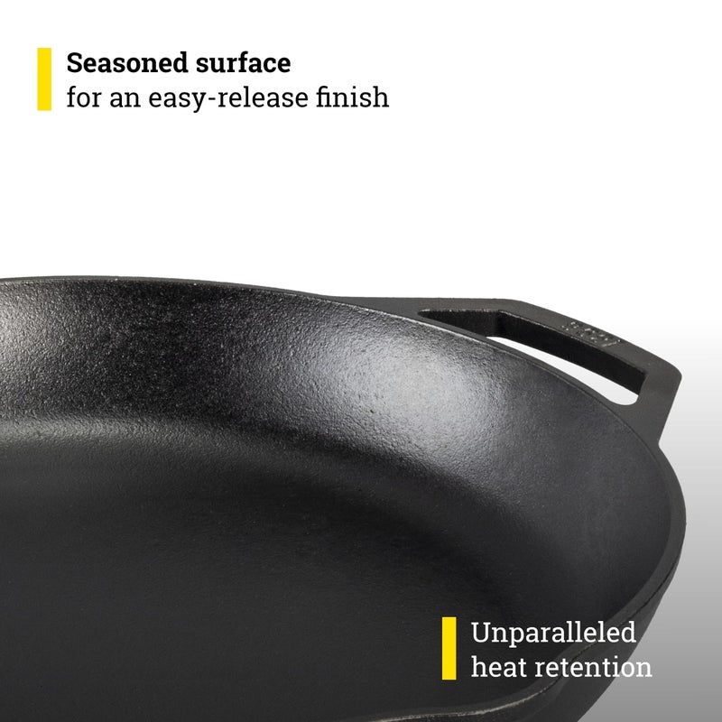 Lodge Chef Collection 14" Chef Style Skillet - Image 4