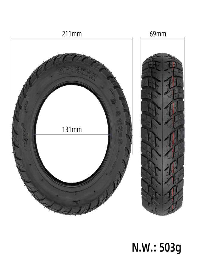 Ulip 8.5x3 Off-Road Tire Electric Scooter Vacuum Tire with 81/2x2(50-134) Thickened Angle Valve Inner Tire Replacement - Image 2