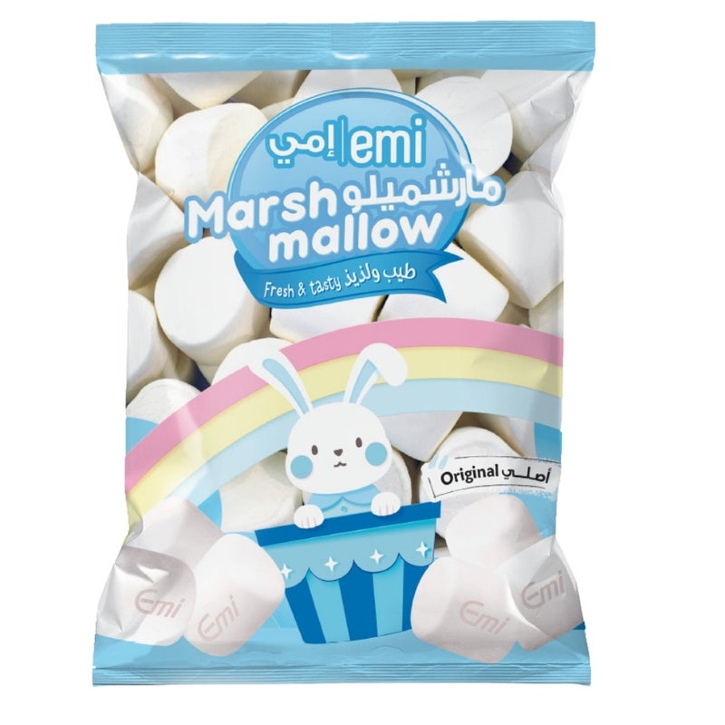 emi مارشميلو أصلي، طازج ولذيذ، مارشميلو أبيض ناعم - Image 1