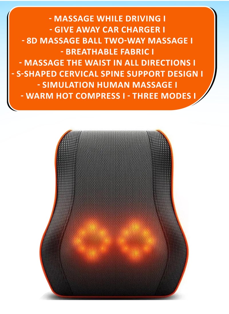 Toshonics Relaxpro Neck Massager With Heat, Adjustable Modes, Deep Tissue Therapy, Pain Relief, Muscle Relaxation, Portable, Shiatsu Massage, Ergonomic Design, Home & Office Use, Lightweight, Soothing Heat Function  - Image 2
