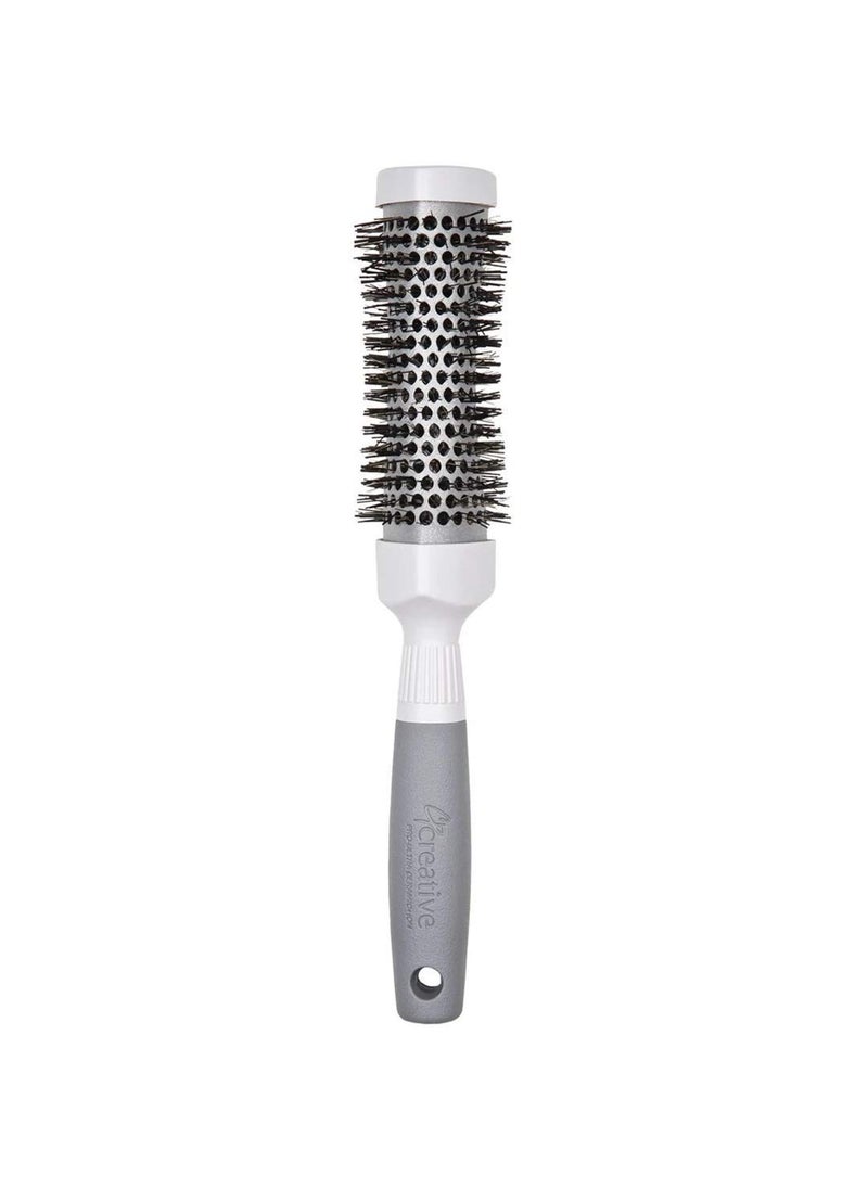 Creative Creative Hair Brushes Triangle Curve Silver Nano CR50TC Small 1.5", 1 Ounce 