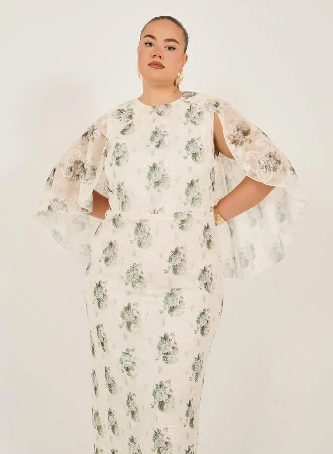 Styli Floral Occasion Dress